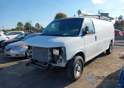 2014 Chevrolet Express 3500 Work Van from USA, damaged, VIN 1GCZGUCB6E1208358